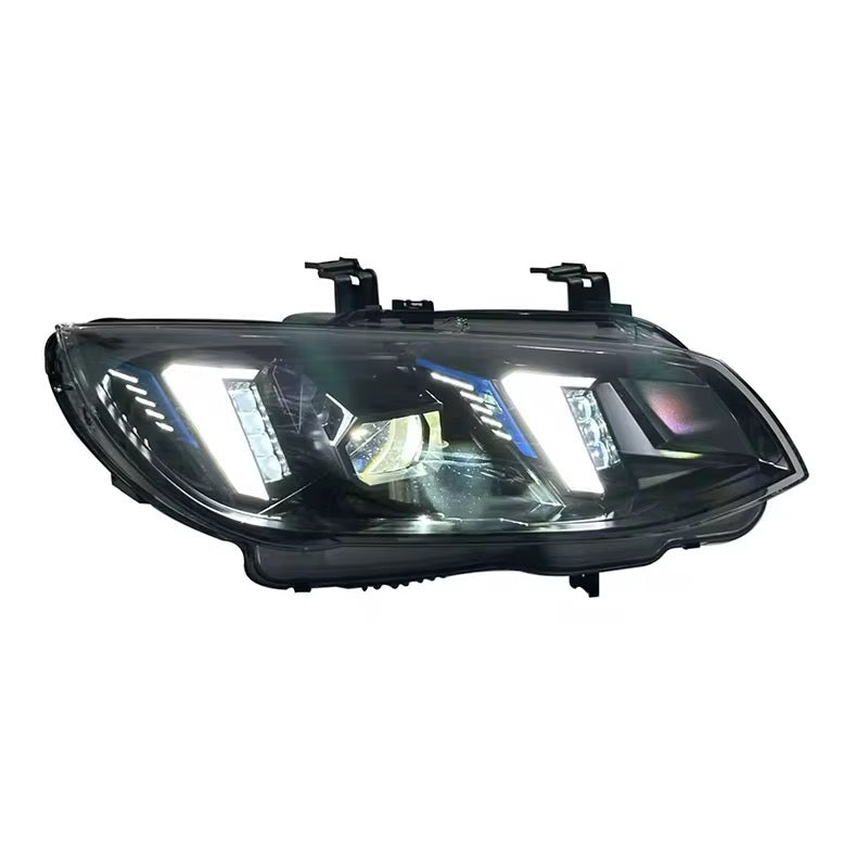 E92 E93 Yellow and White On-The-Fly DRLs G Series Snake Eyes Style Headlights 20010-2013