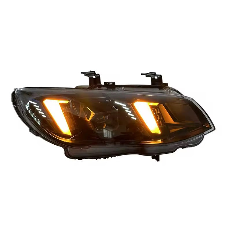 E92 E93 Yellow and White On-The-Fly DRLs G Series Snake Eyes Style Headlights 20010-2013