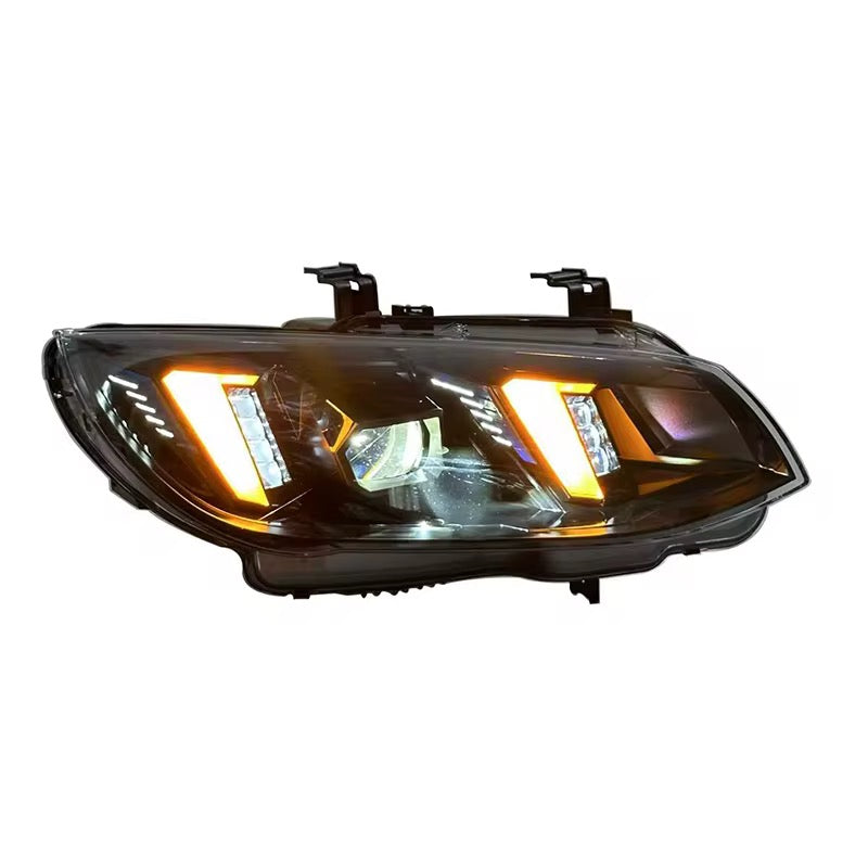 E92 E93 Yellow and White On-The-Fly DRLs G Series Snake Eyes Style Headlights 20010-2013