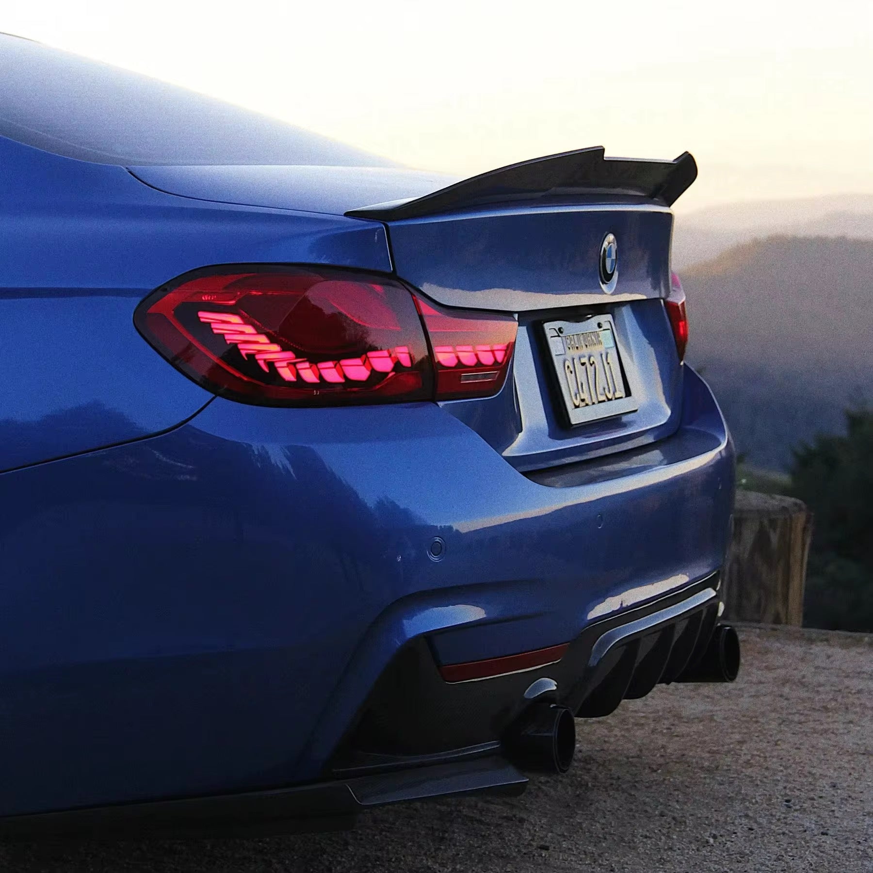 PSM Style Carbon Fibre Spoiler fit for 3/4 Series F30 F35 F32 F33 F36 M3 M4 F80 F82