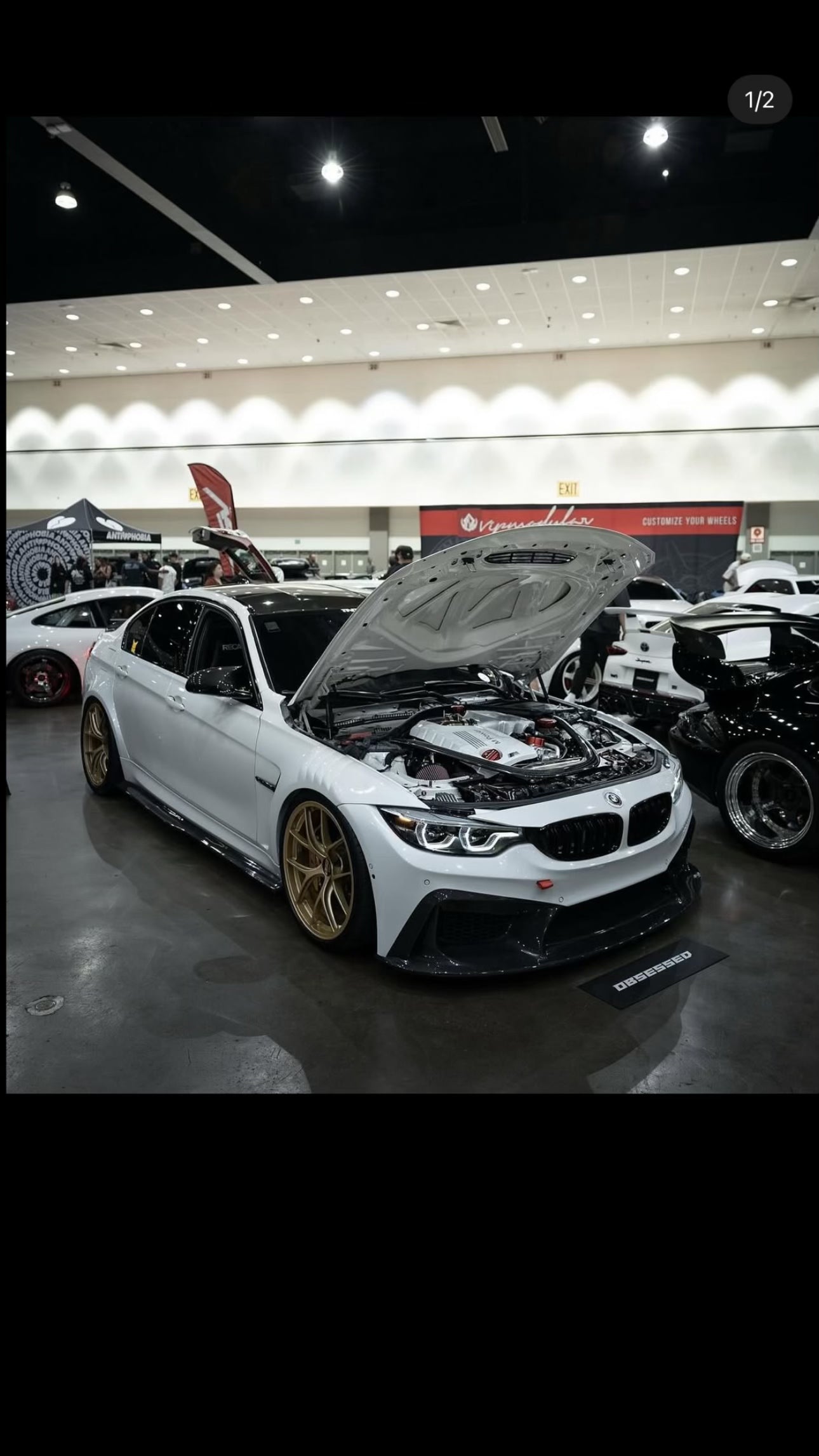 M3 M4 Partial and Full Carbon Fiber Front Bumper