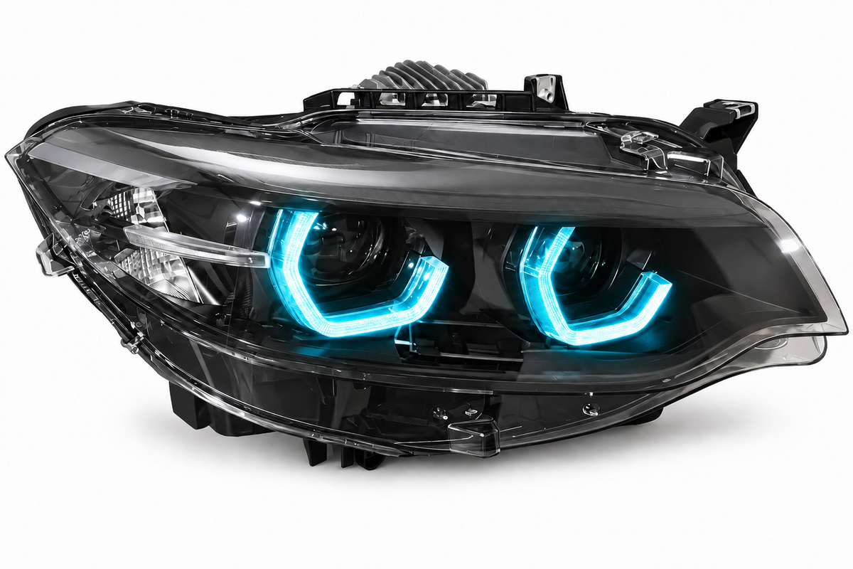 BMW F22 2 Series / F87 M2 Black Shadow V3 RGB IKON headlights – view 10