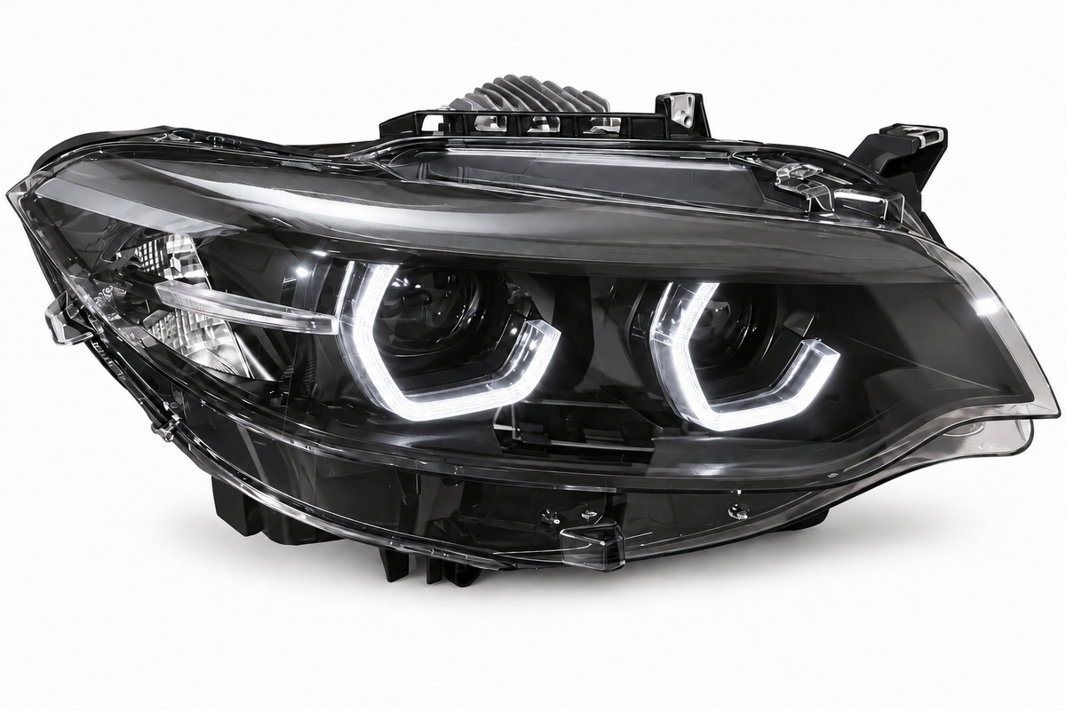 BMW F22 2 Series / F87 M2 Black Shadow V3 RGB IKON headlights – view 14