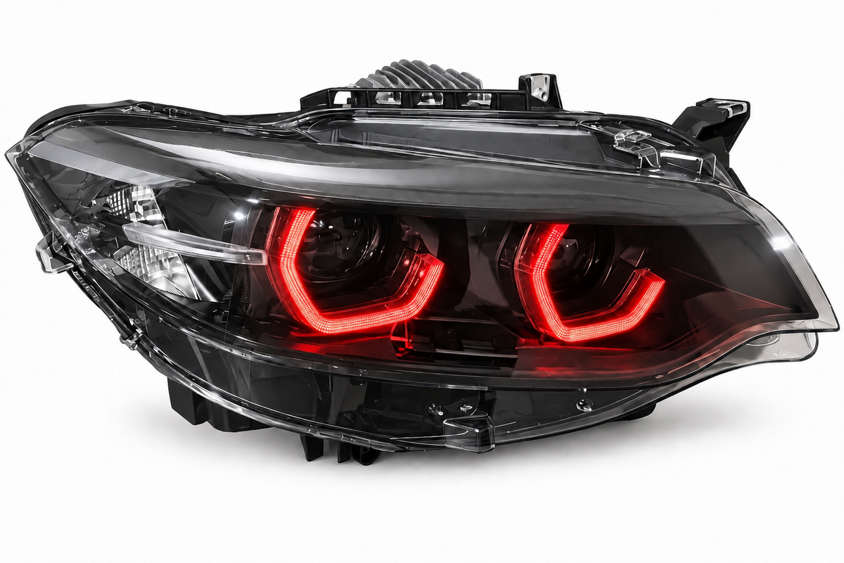 BMW F22 2 Series / F87 M2 Black Shadow V3 RGB IKON headlights – view 8