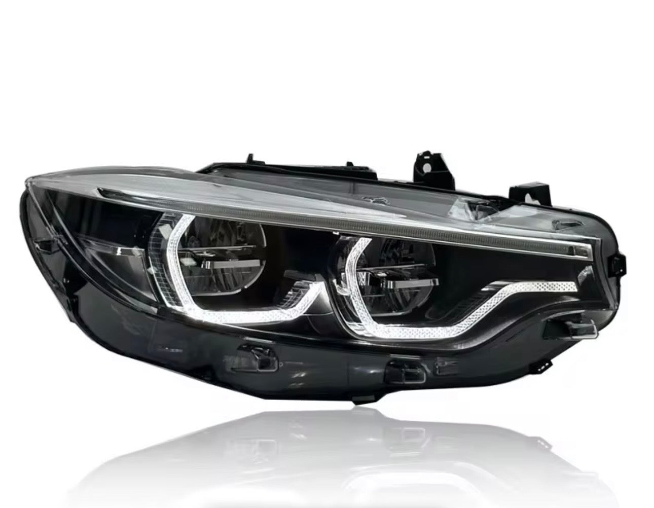BMW M3 M4 Ikon Style Red, Yellow and White Switchable DRLs (LED Headlight)