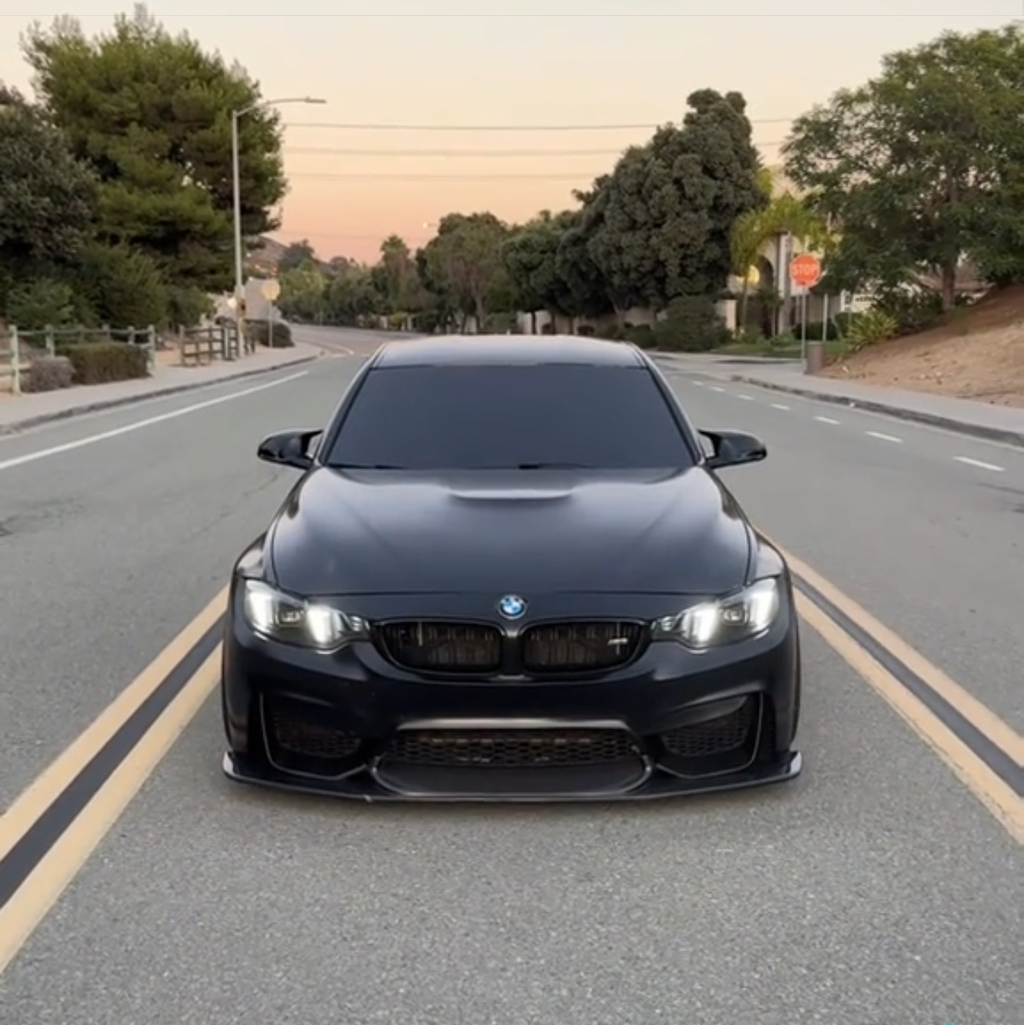 BMW M3 M4 Snake Eyes Style Yellow and White Switchable DRLs (LED Headlight)
