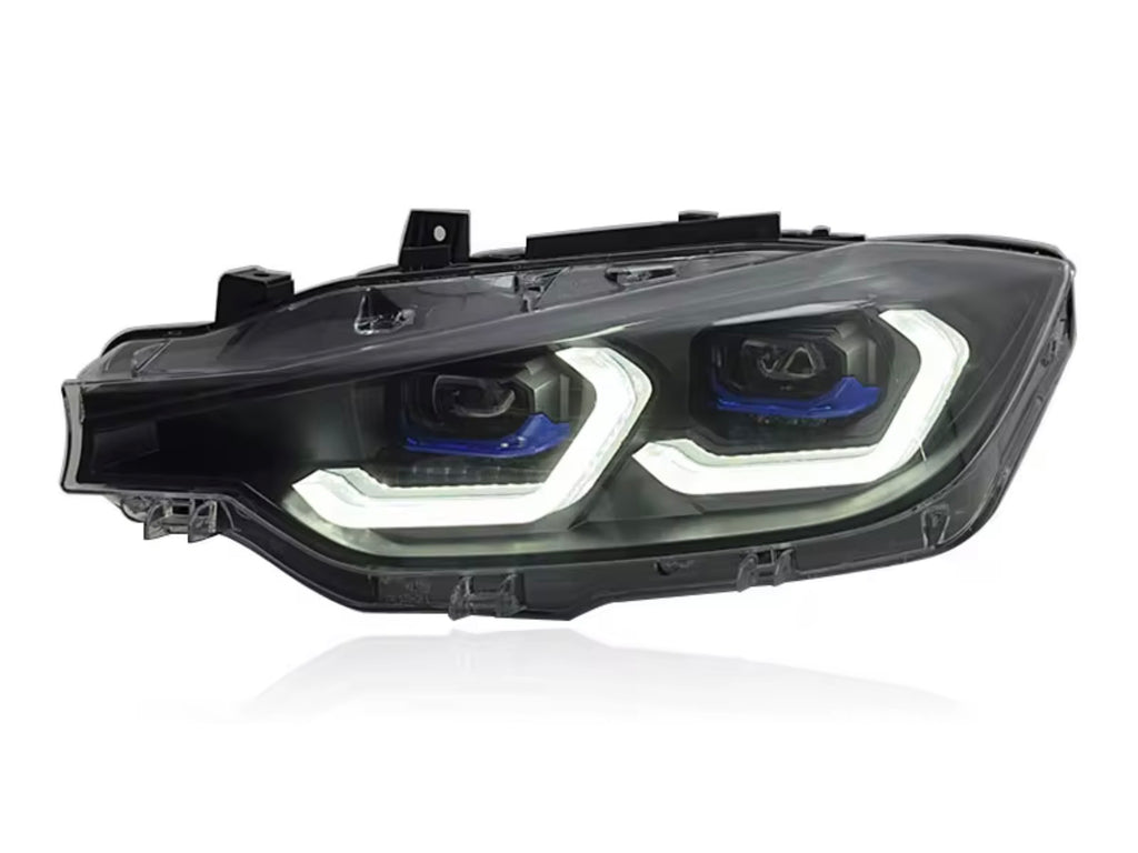 Yellow and White Switchable DRLs LED Headlights for BMW 3 Series 2012-2019