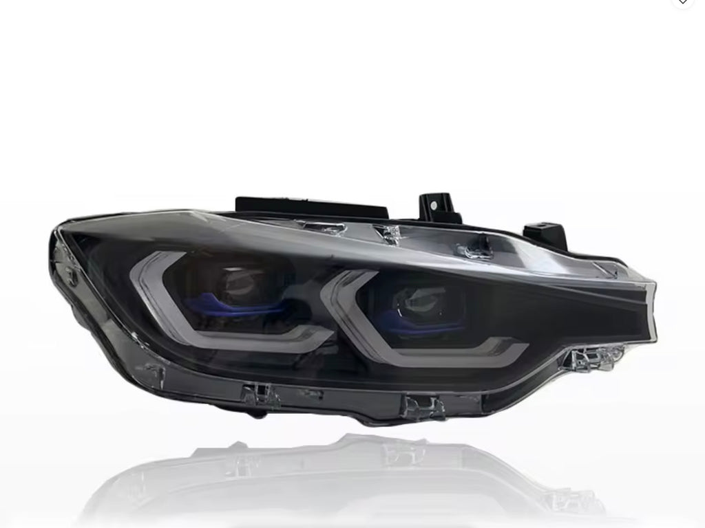 Yellow and White Switchable DRLs LED Headlights for BMW 3 Series 2012-2019