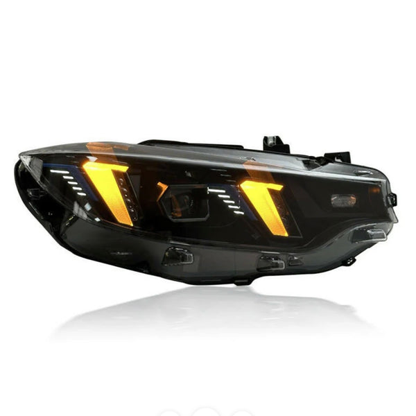 Snake Eyes LED Headlights – BMW F80 M3 / F82 F83 M4 / F32 F33 F36 4 Series – Yellow & White Switchable DRL — Yellow