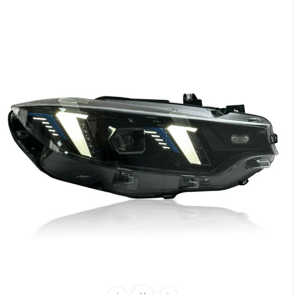 BMW M3 M4 Snake Eyes Style Yellow and White Switchable DRLs (LED Headlight)