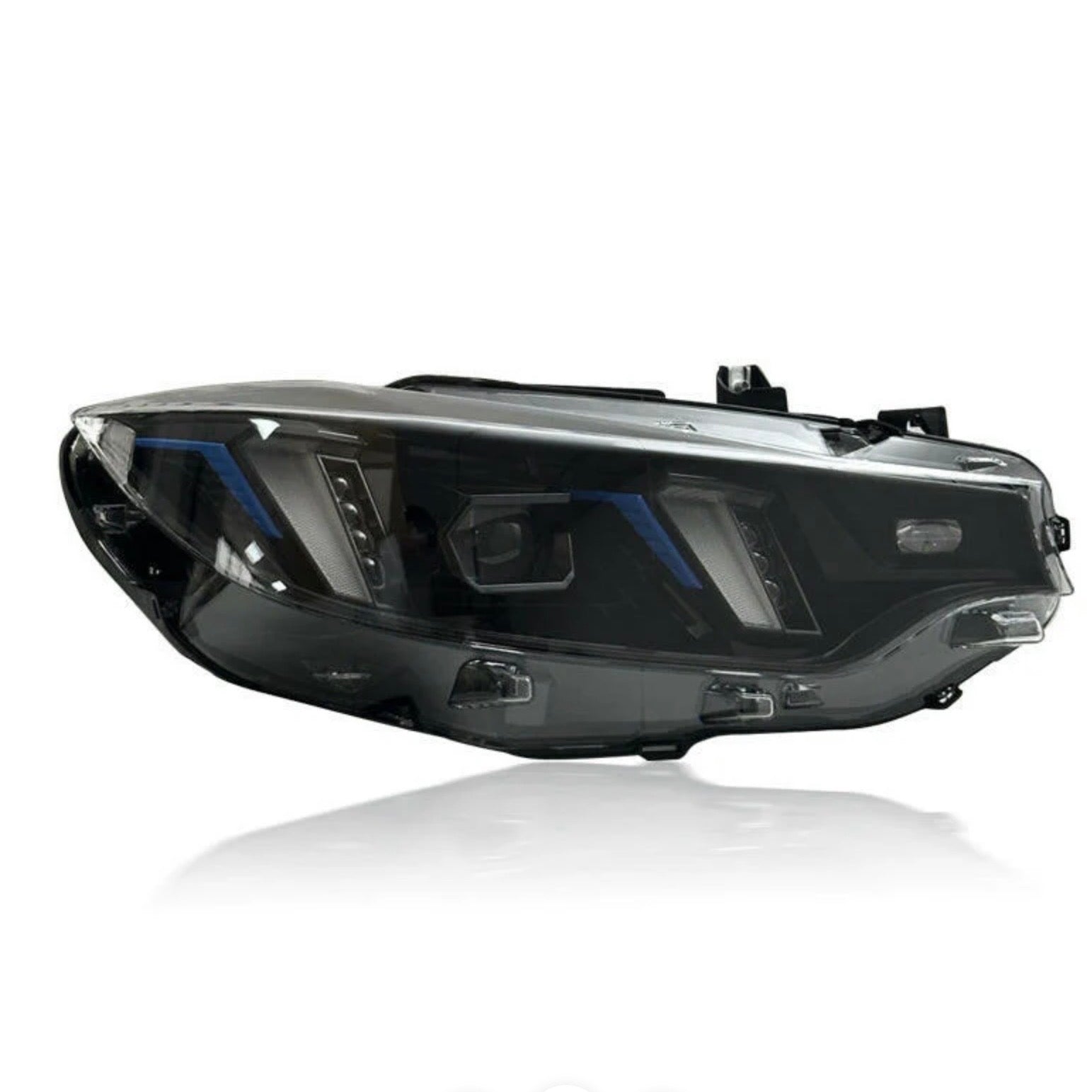 BMW M3 M4 Snake Eyes Style Yellow and White Switchable DRLs (LED Headlight)