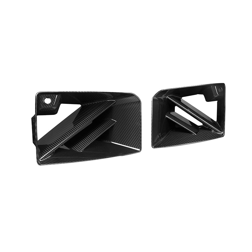 BMW M2 G87 carbon fibre air inlets - detail