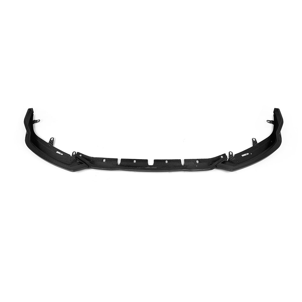 BMW M2 G87 V2 carbon fibre front lip - weave detail