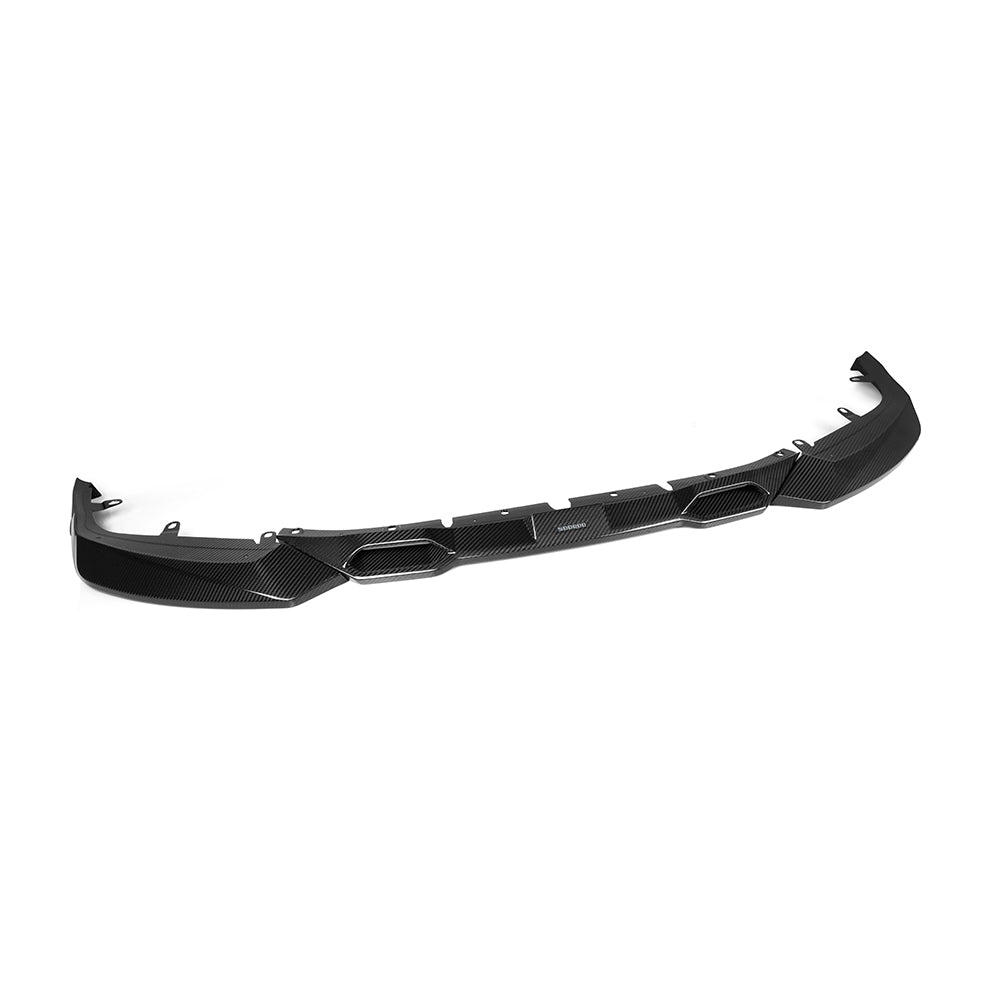 BMW M2 G87 V1 carbon fibre front lip - weave detail
