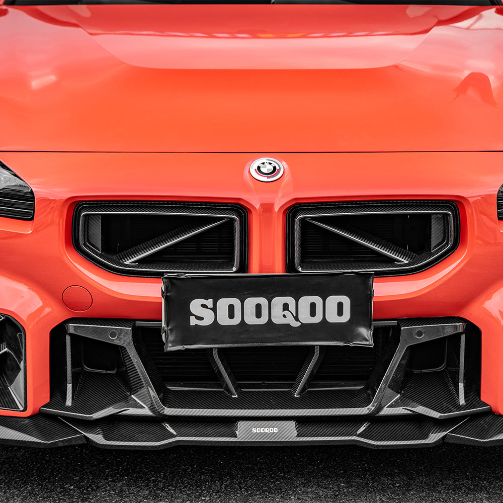 BMW M2 G87 carbon fibre lower grille - close up