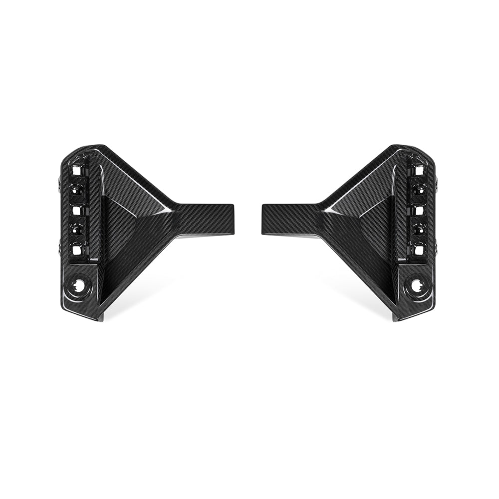 BMW M2 G87 carbon fibre rear bumper inserts - product shot