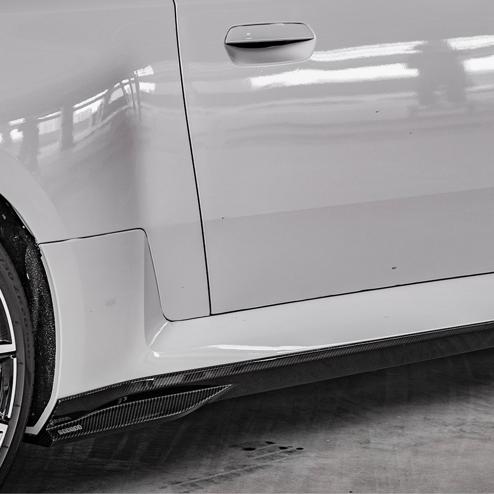 BMW M2 G87 carbon fibre side skirt - side profile