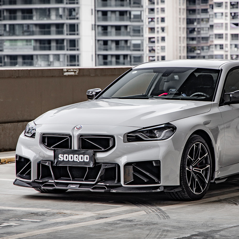 BMW M2 G87 carbon fibre air inlets - side angle