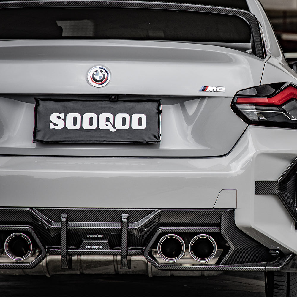 BMW M2 G87 V1 carbon fibre rear diffuser - low angle