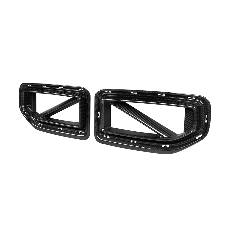 BMW M2 G87 V1 carbon fibre front grille - detail