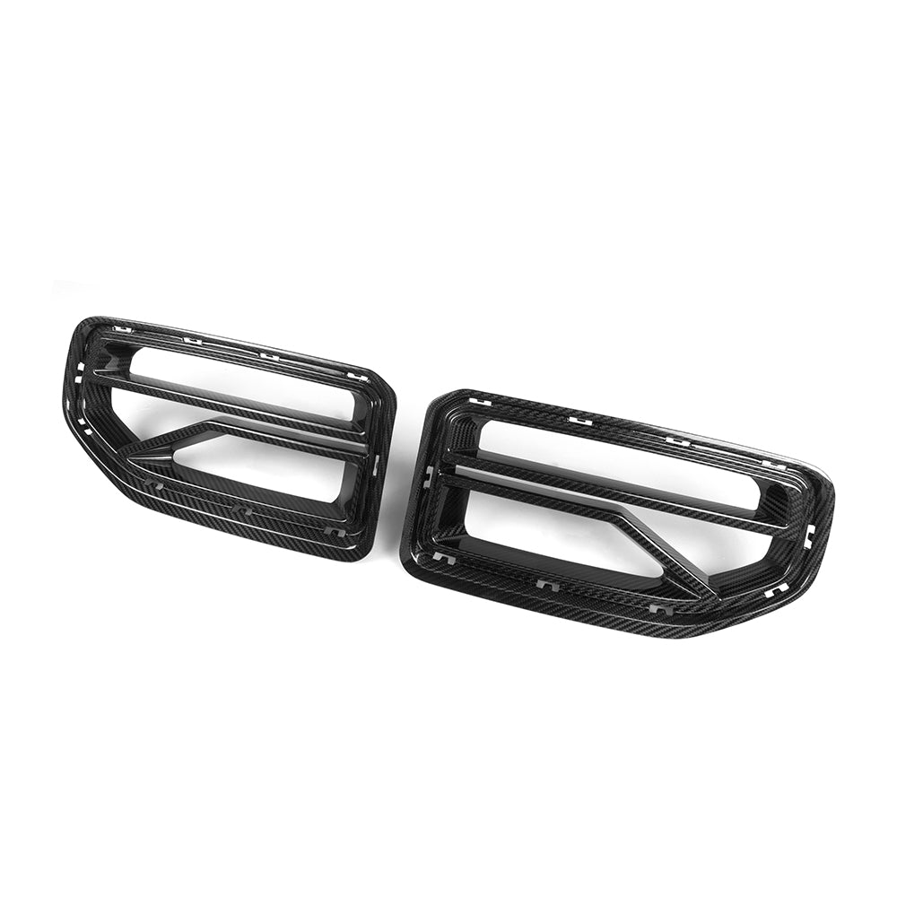 BMW M2 G87 V2 carbon fibre front grille - detail