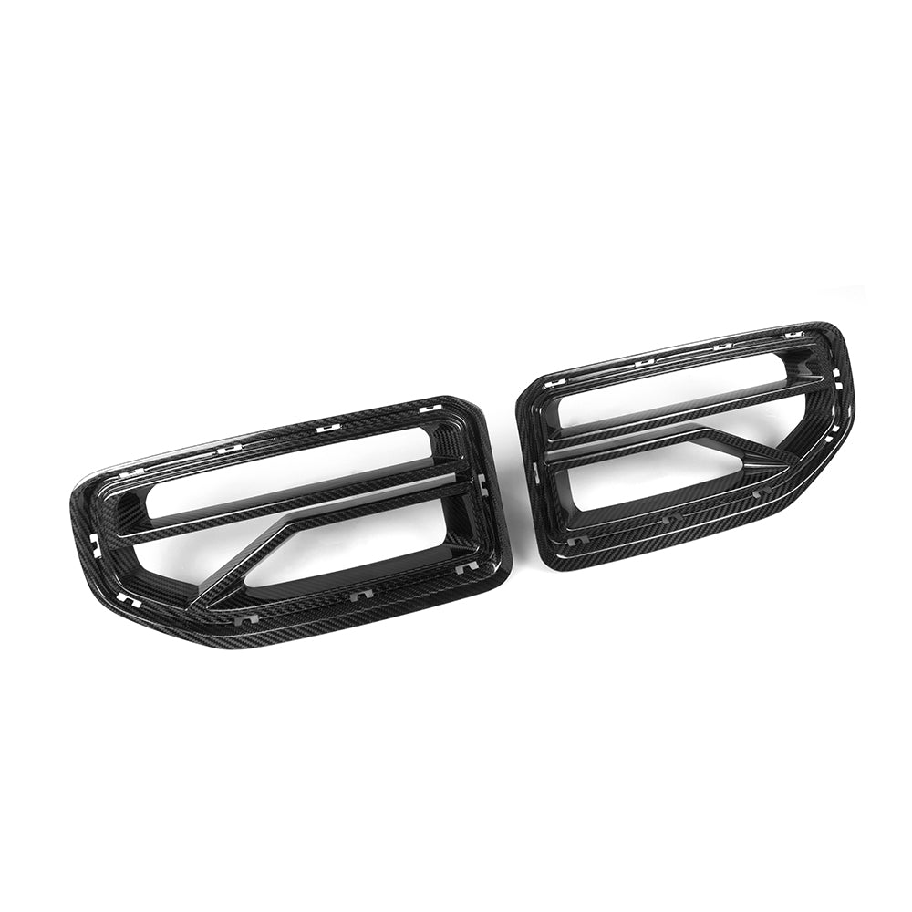 BMW M2 G87 V2 carbon fibre front grille - fitted