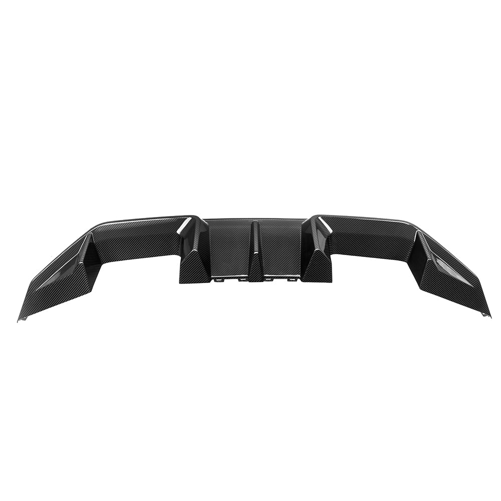 BMW M2 G87 V2 carbon fibre rear diffuser - weave detail