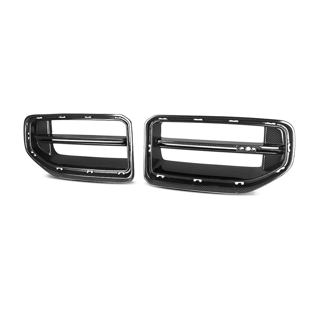 BMW M2 G87 V3 carbon fibre front grille - front view