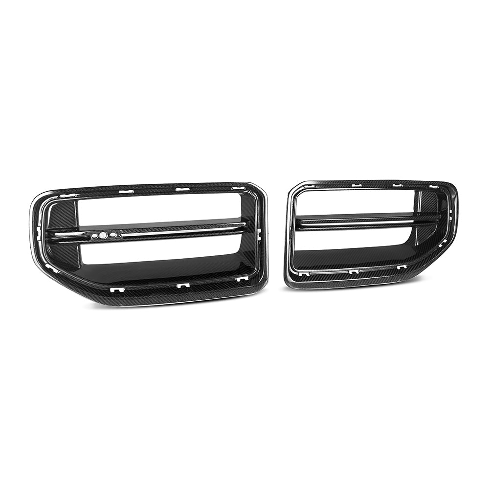 BMW M2 G87 V3 carbon fibre front grille - detail