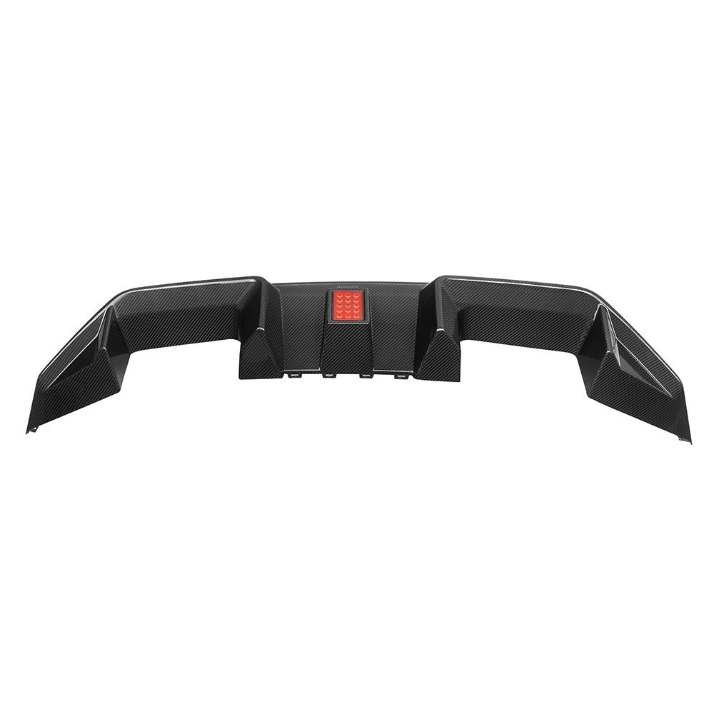 BMW M2 G87 V3 carbon fibre rear diffuser - low angle