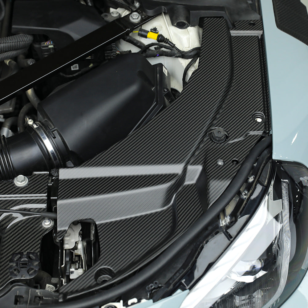 BMW M2 G87 carbon fibre engine bay trim - trim piece