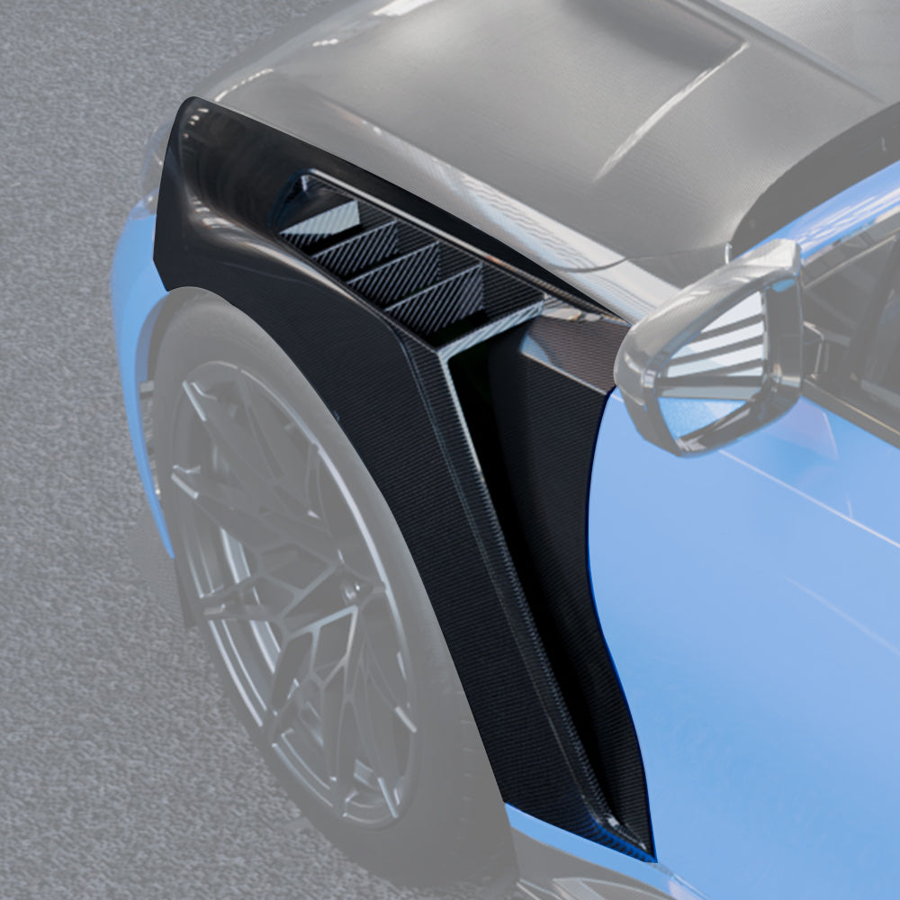 BMW M3 G80 carbon fibre side fenders - product shot