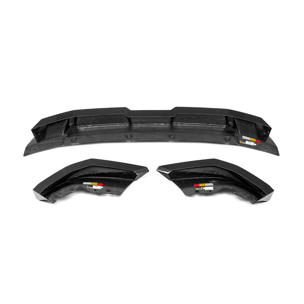 BMW XM G09 carbon fibre front lip - blade detail