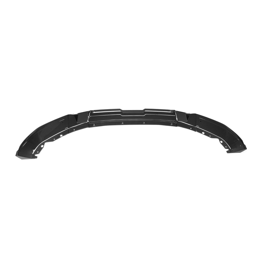 BMW XM G09 carbon fibre front lip - side profile