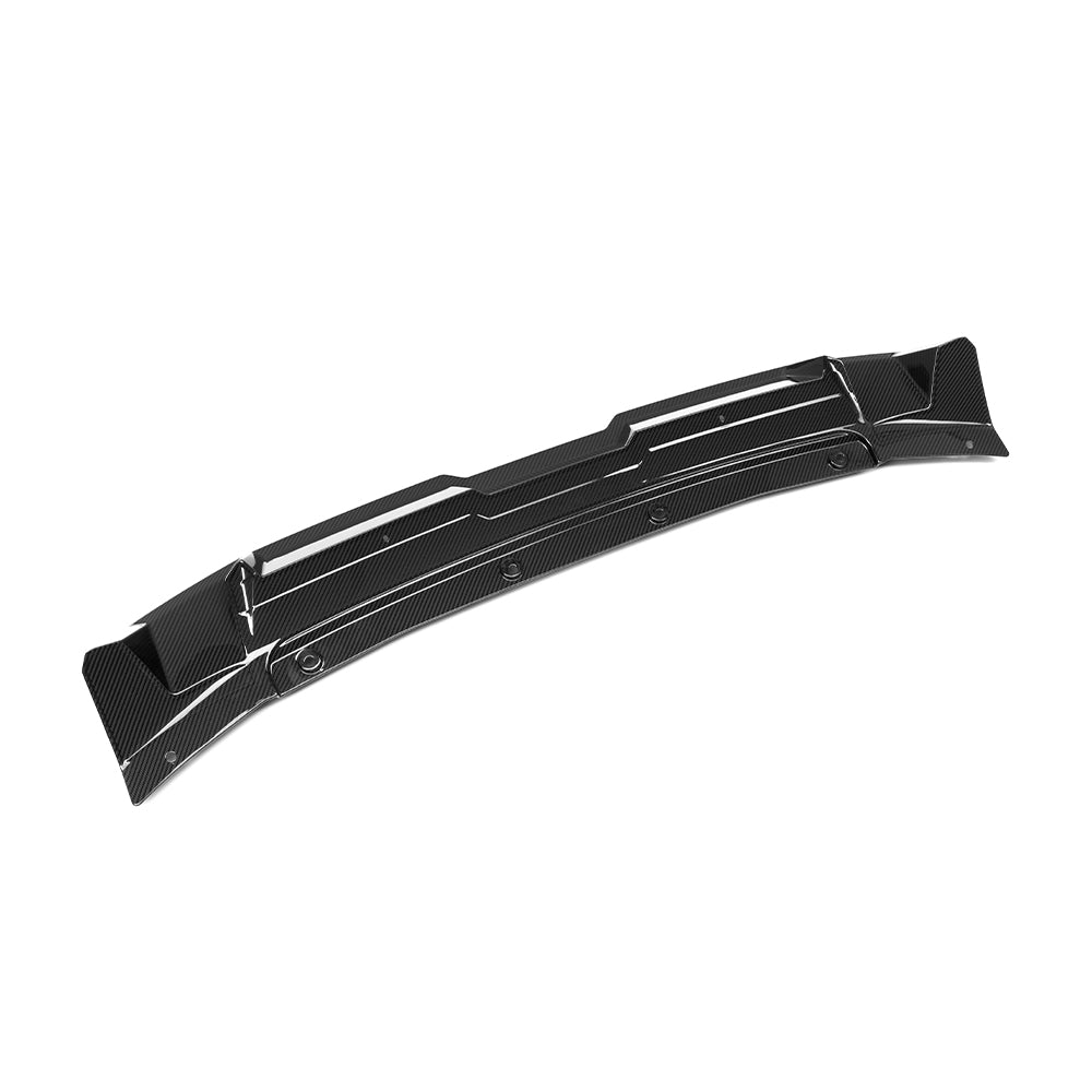 BMW XM G09 carbon fibre front lip - angle view