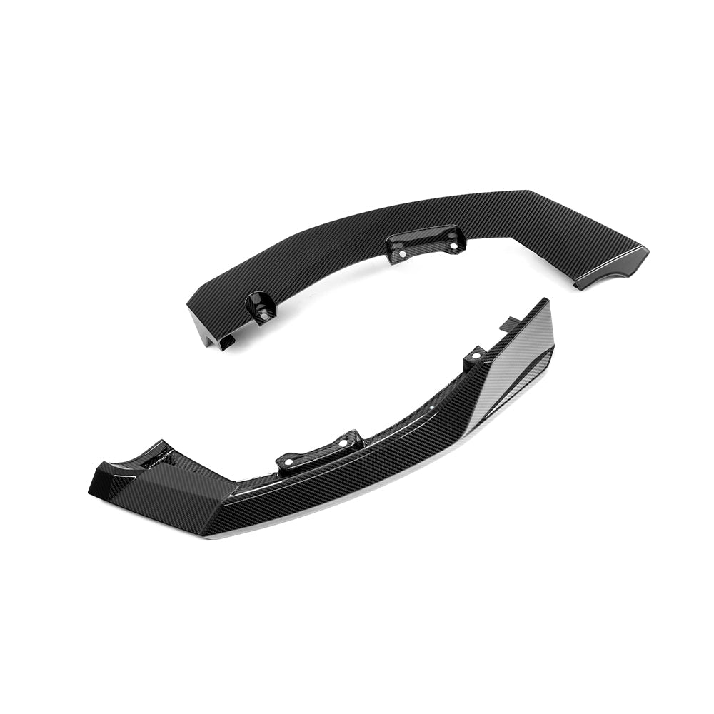 BMW XM G09 carbon fibre rear diffuser - low angle