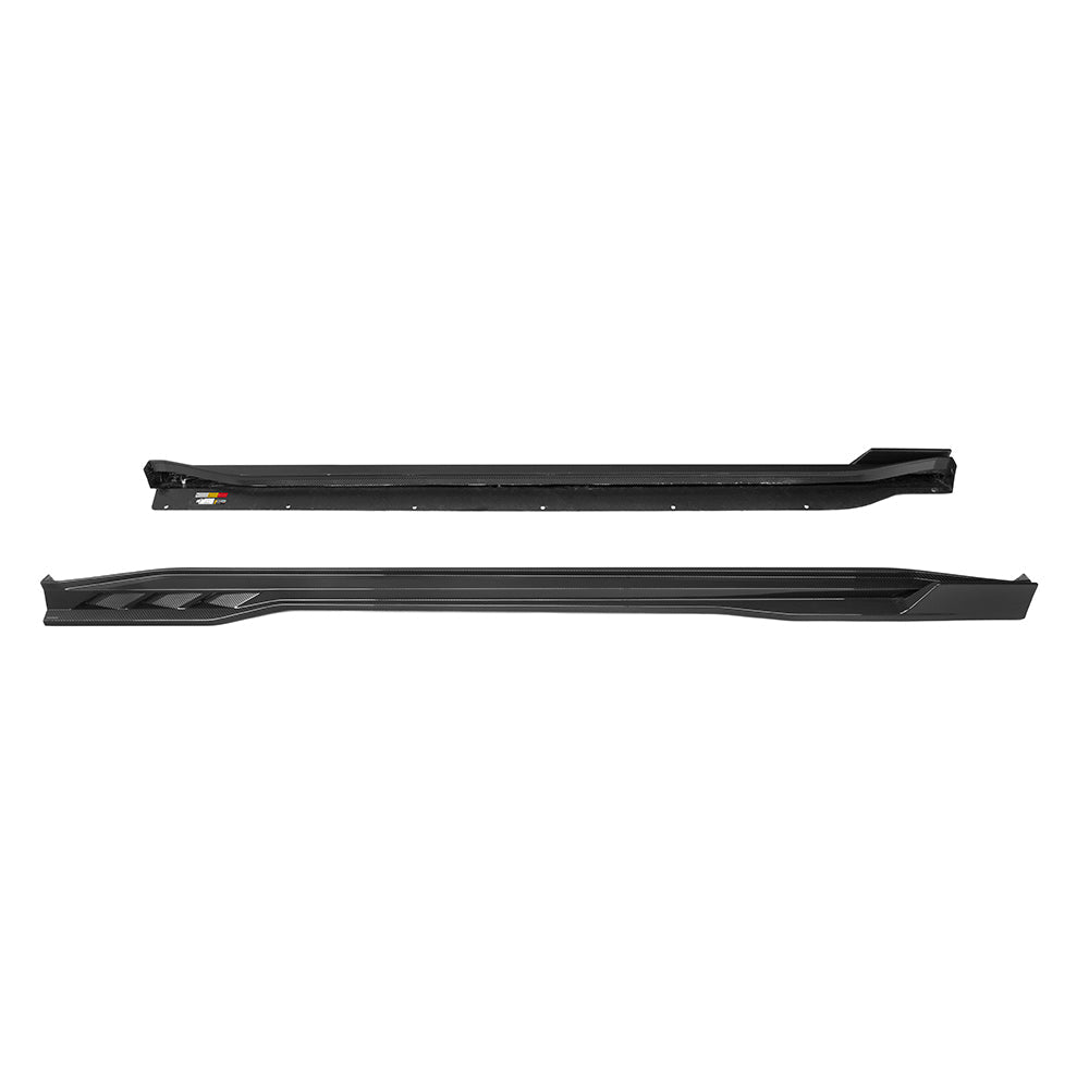 BMW XM G09 carbon fibre side skirt - side profile