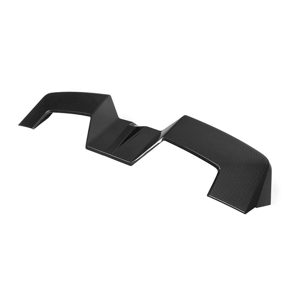 BMW XM G09 carbon fibre top spoiler - fitted view