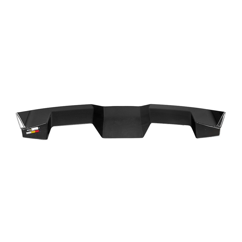 BMW XM G09 carbon fibre top spoiler - on car