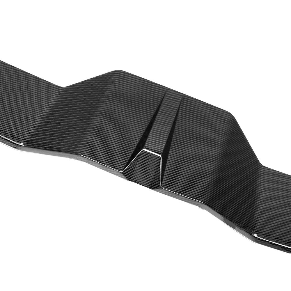 BMW XM G09 carbon fibre top spoiler - blade edge detail