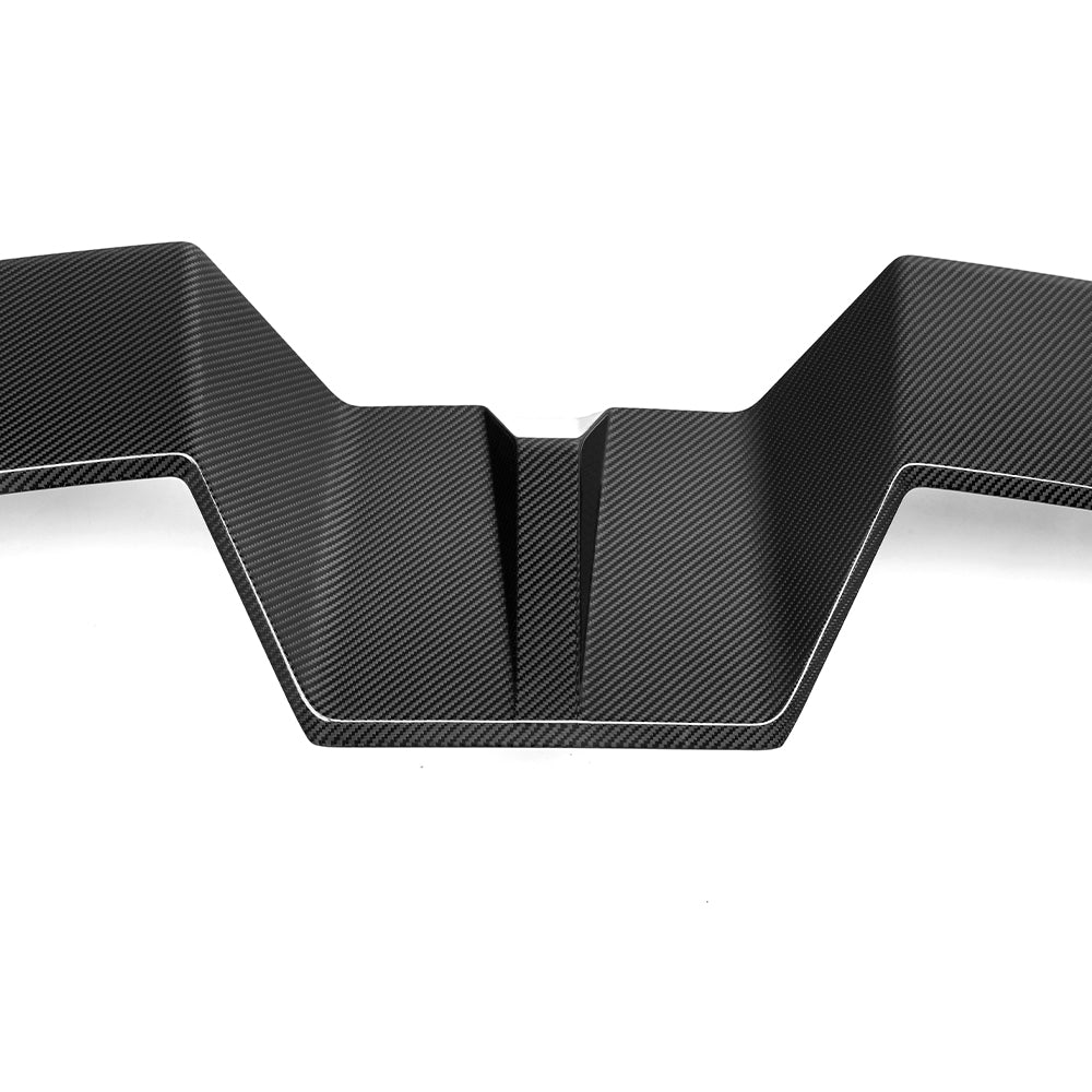 BMW XM G09 carbon fibre top spoiler - rear view