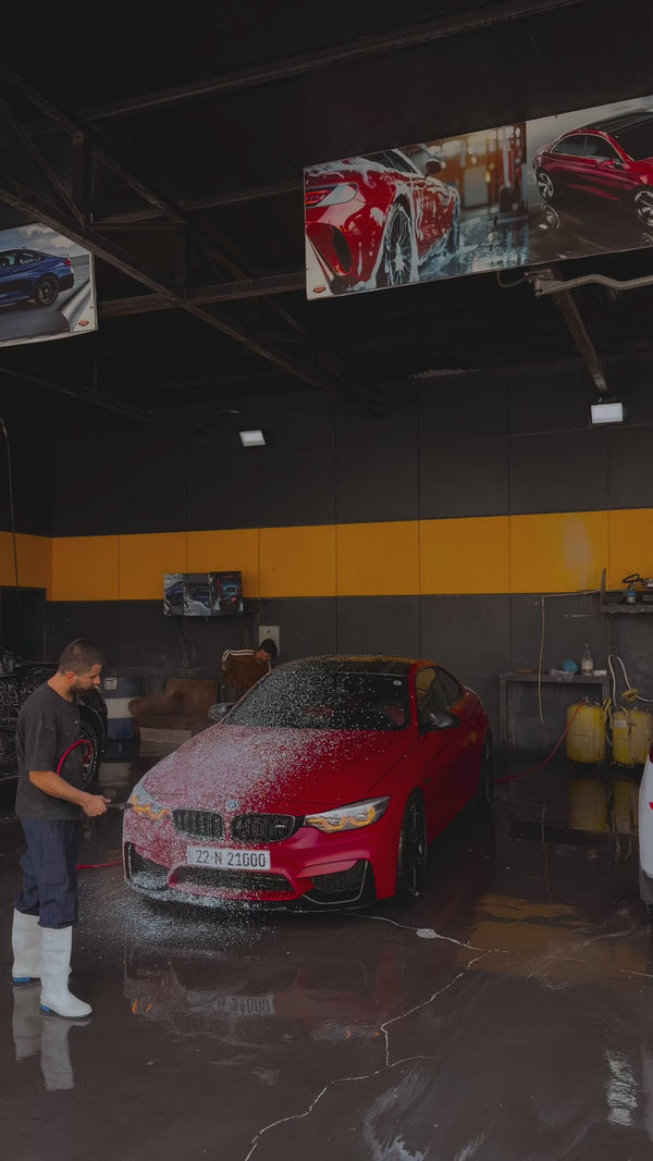 the_qaisii's red BMW F80 M3 with IKON V2 headlights