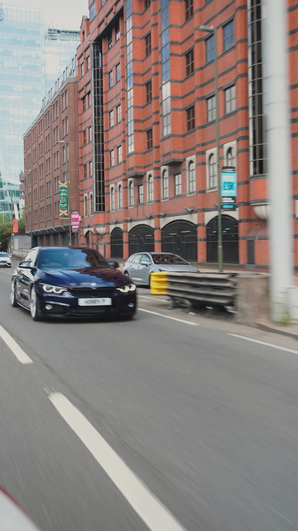 harvyps' dark blue F32 4 Series with IKON headlights