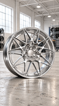 VMSS 666M-Style Alloy Wheels | Polished Finish — illustrative render