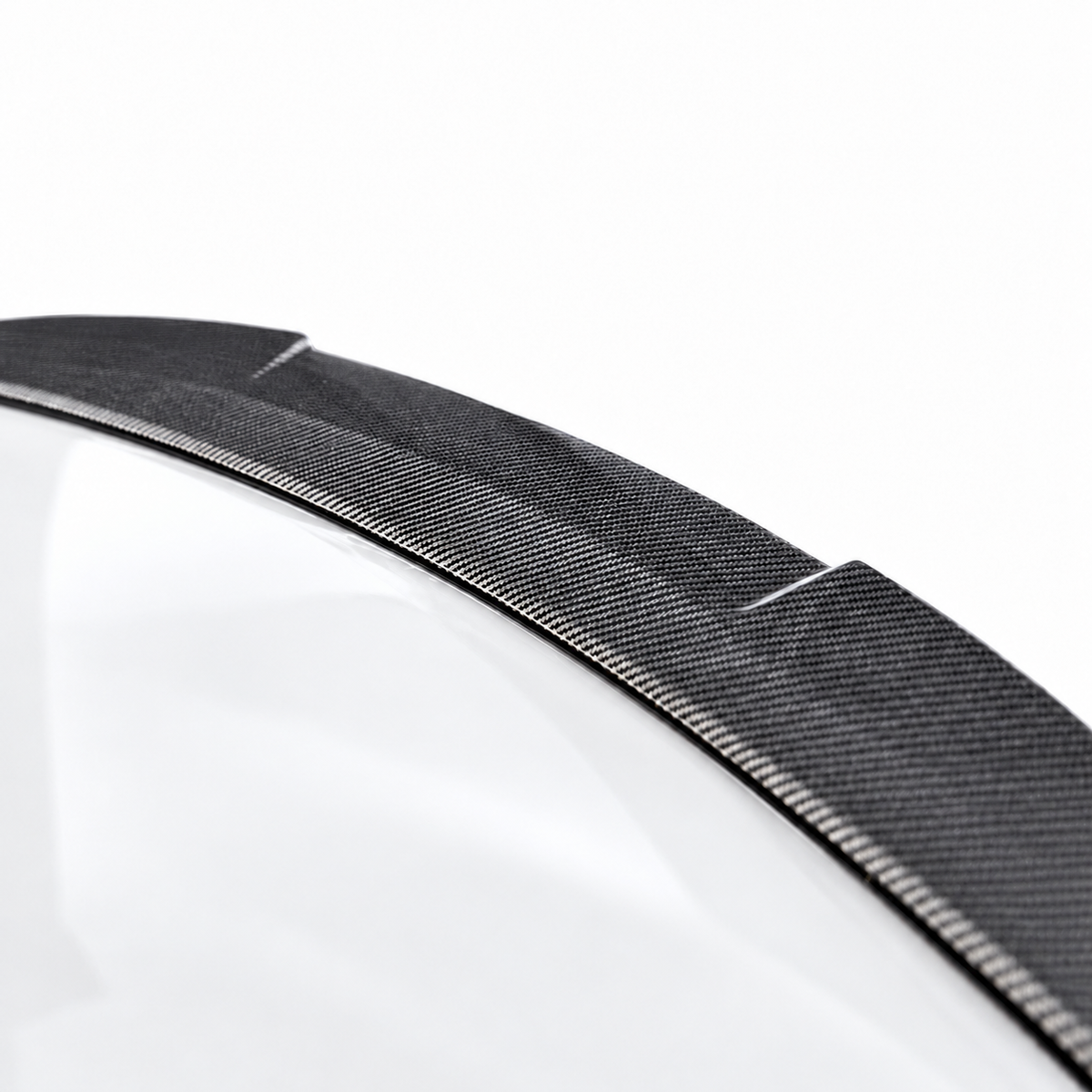 BMW M4 Wet Carbon Fibre Rear Spoiler F83 – V Style — carbon detail close-up