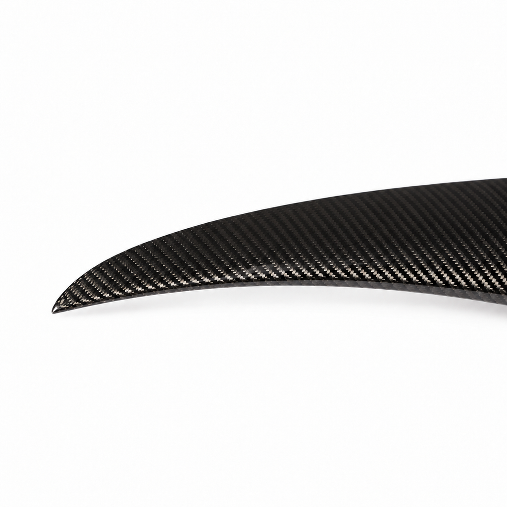 BMW M4 Wet Carbon Fibre Rear Spoiler F83 – M Performance Style — carbon detail close-up