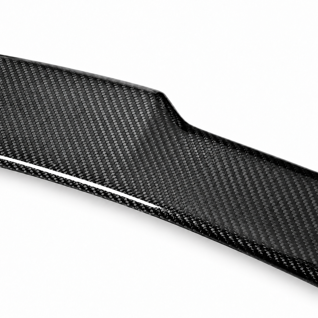 BMW M4 Wet Carbon Fibre Rear Spoiler F82 – CS Style — carbon detail close-up
