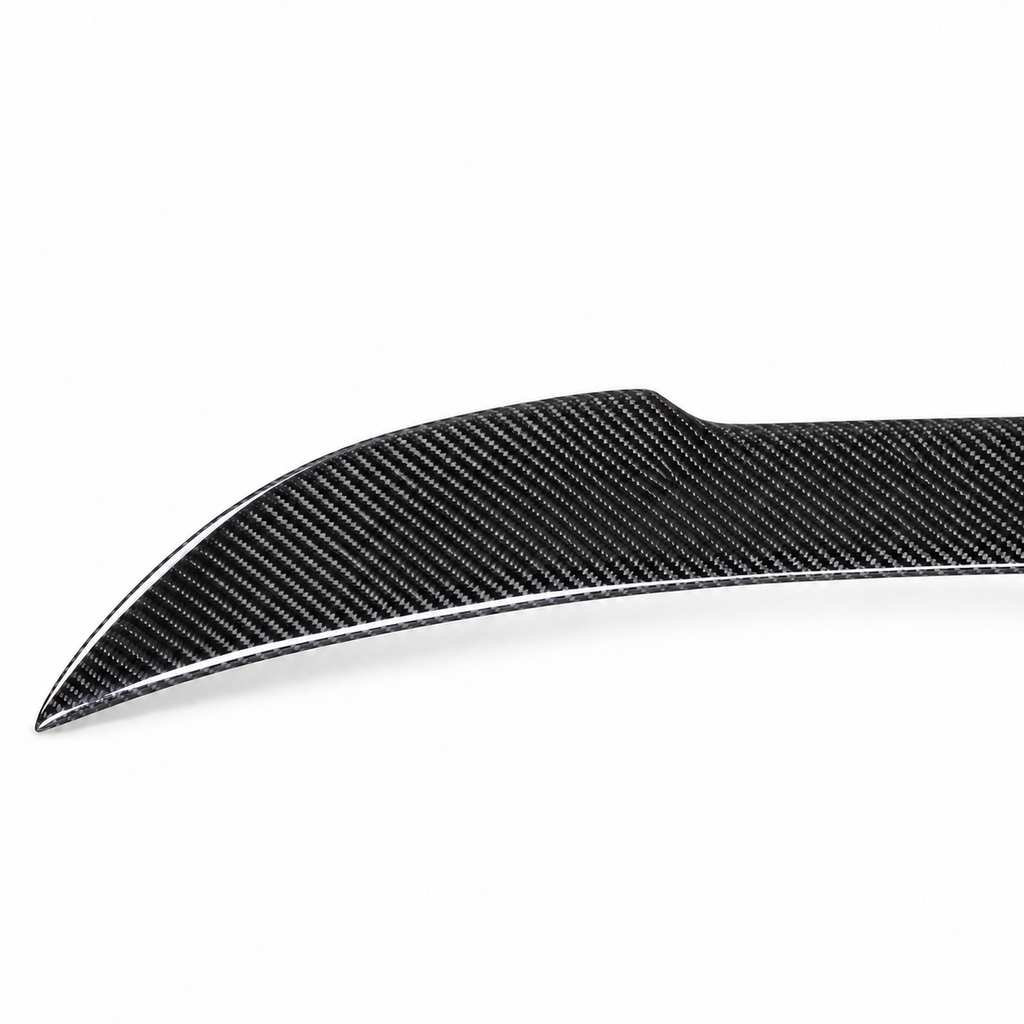 BMW M3 Wet Carbon Fibre Rear Spoiler F80 – OEM+ Style — carbon detail close-up