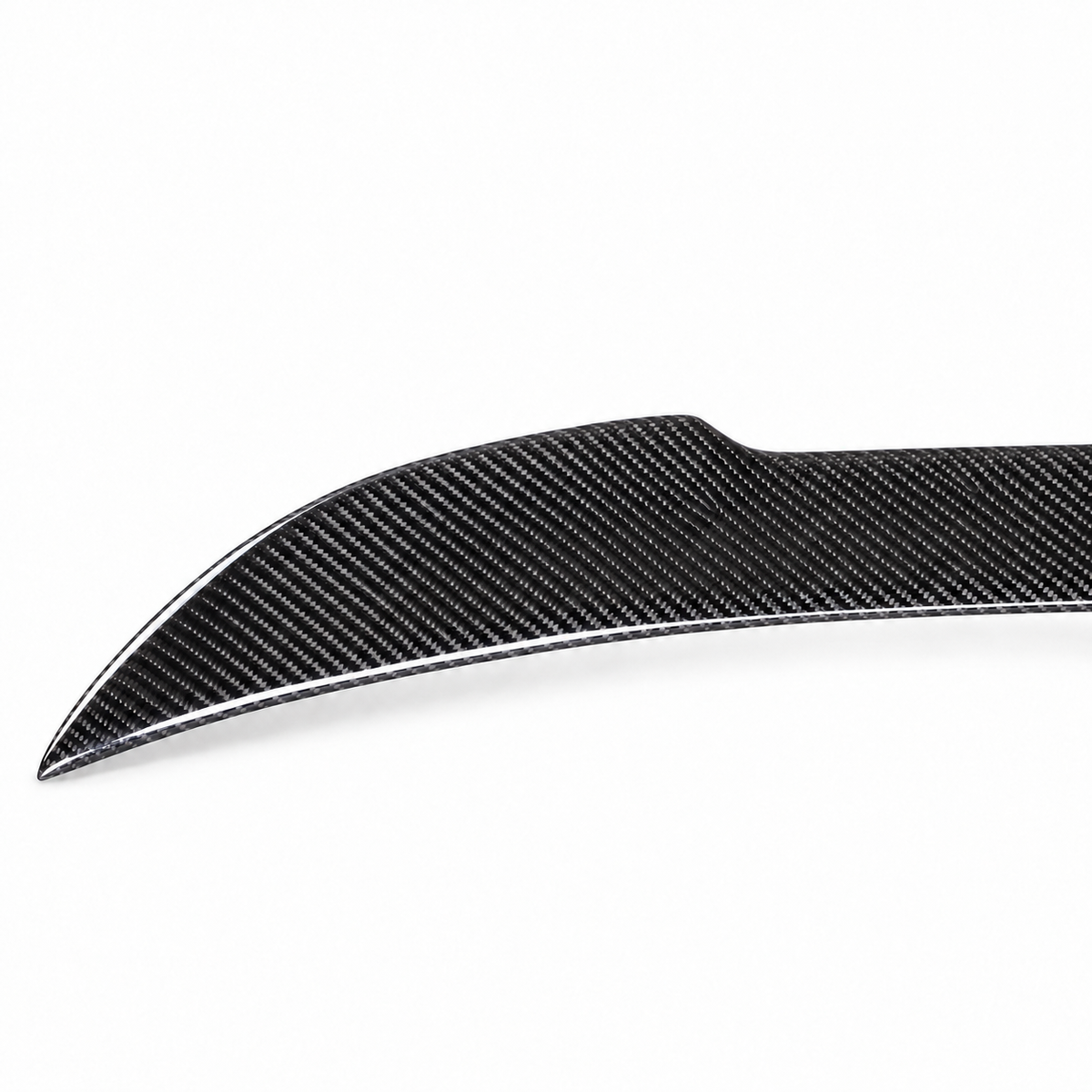 BMW M3 Wet Carbon Fibre Rear Spoiler F80 – OEM+ Style — carbon detail close-up