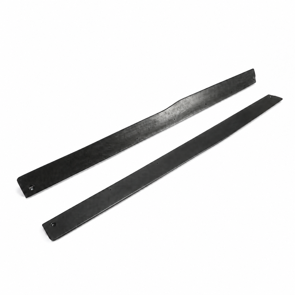 BMW M3 Wet Carbon Fibre Side Skirt Extensions F80 – PSM Style — alternate product angle